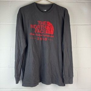 The North Face Gray Long Sleeve Tshirt, Large